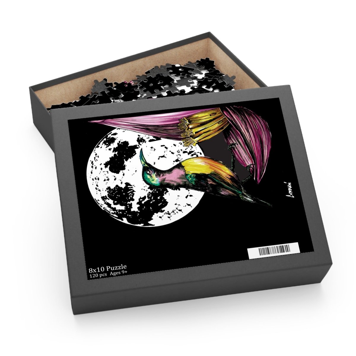 Vibrant Hummingbird Puzzle – Perfect for Nature Lovers - Curran Artworks
