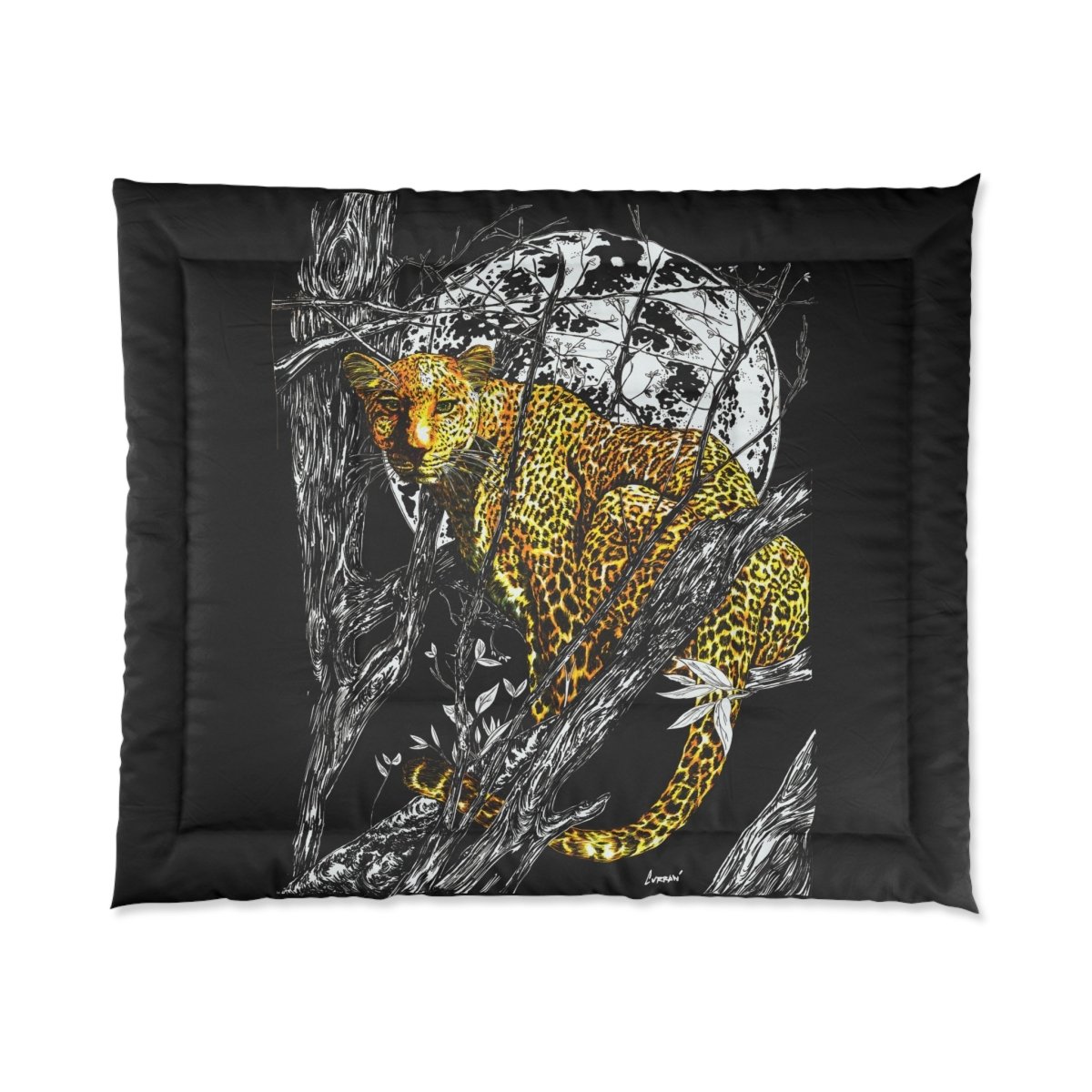 Wild Cheetah Comforter – Cozy Jungle - Inspired Bedding for Nature Lovers - Curran Artworks