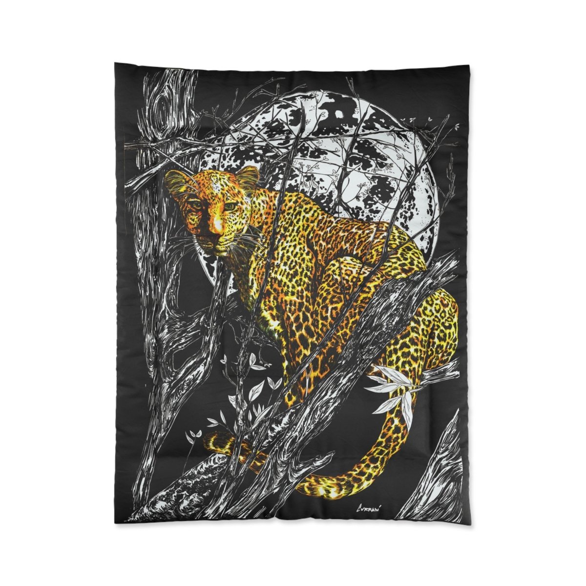 Wild Cheetah Comforter – Cozy Jungle - Inspired Bedding for Nature Lovers - Curran Artworks