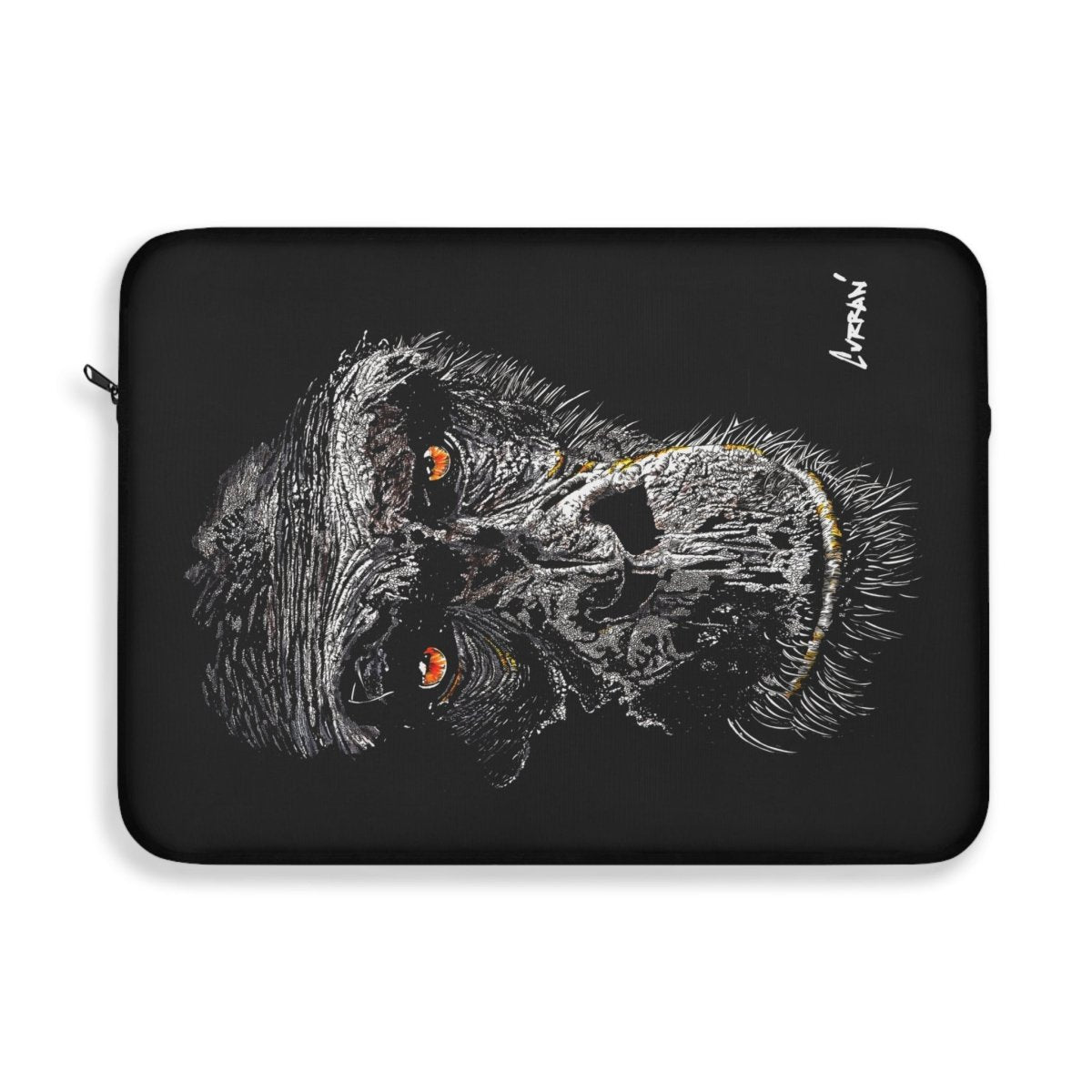 Wild Gorilla Laptop Sleeve - Hand Drawn Stylish Art & Protective Case for Tech Lovers - Curran Artworks