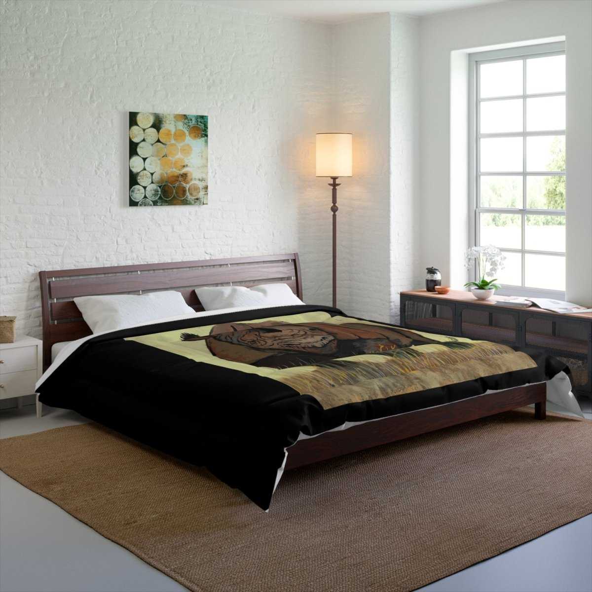 Wildlife - Inspired Rhino Comforter for Nature Lovers - Curran Artworks