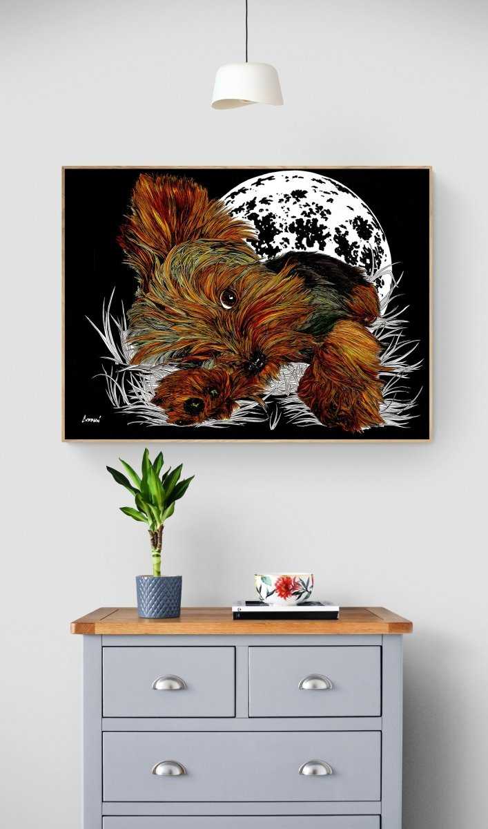 Yorkie Terrier 1 Digital Download - Curran Artworks