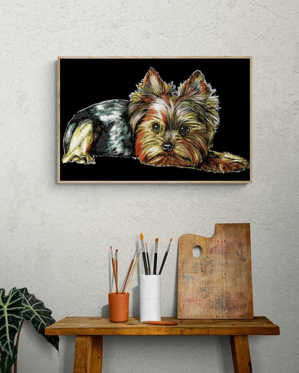 Yorkie Terrier 2 Digital Download - Curran Artworks