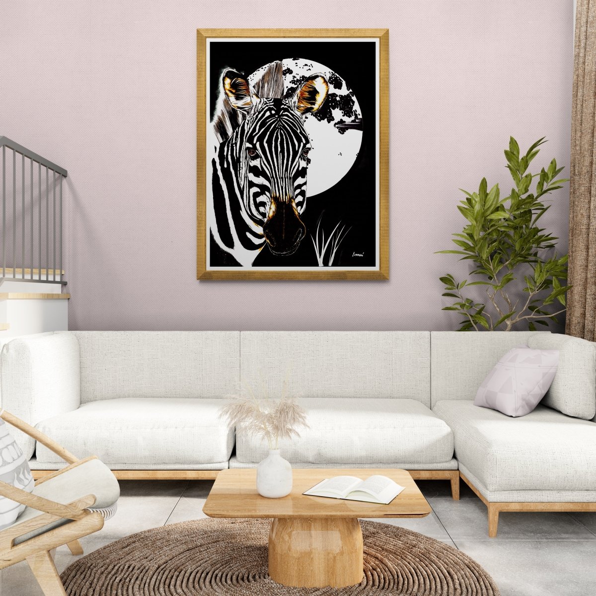 Zebra Digital Download - Curran Artworks