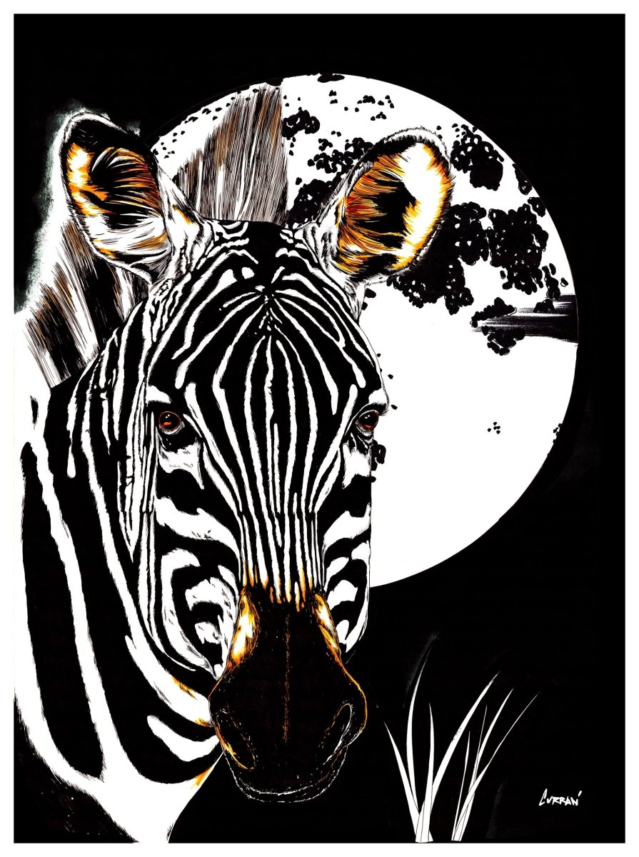 Zebra Digital Download - Curran Artworks