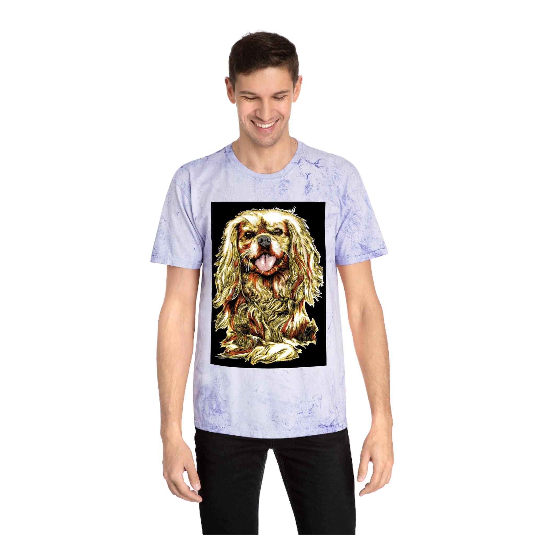 Colorful Dog Art Unisex T Shirt Perfect Gift for Pet Lovers