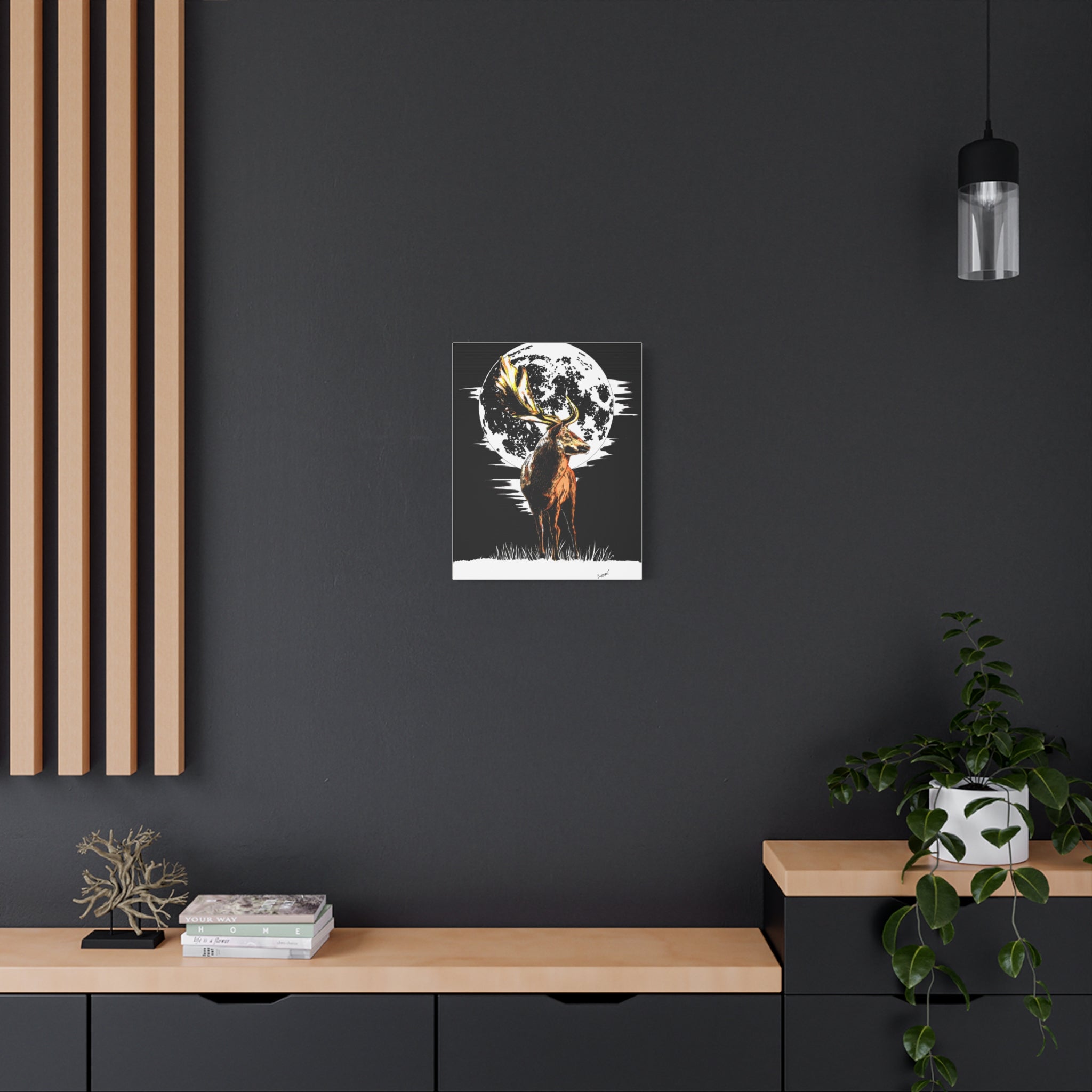 Deer Wall Art, Deer Print, Wildlife Art, Rustic Wall Decor