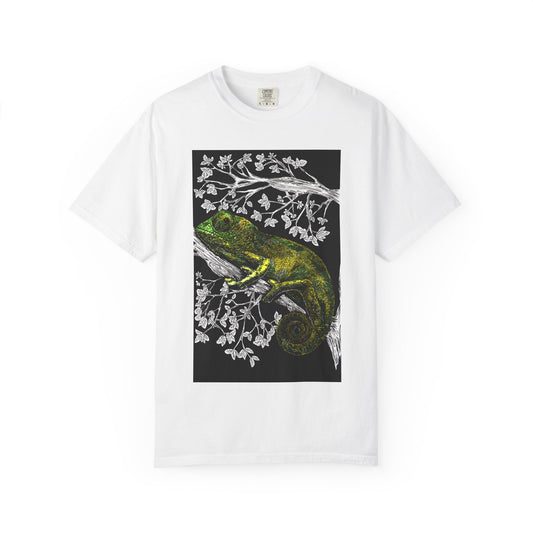 Chameleon Art Unisex Garment-Dyed T-Shirt - Nature Lover's