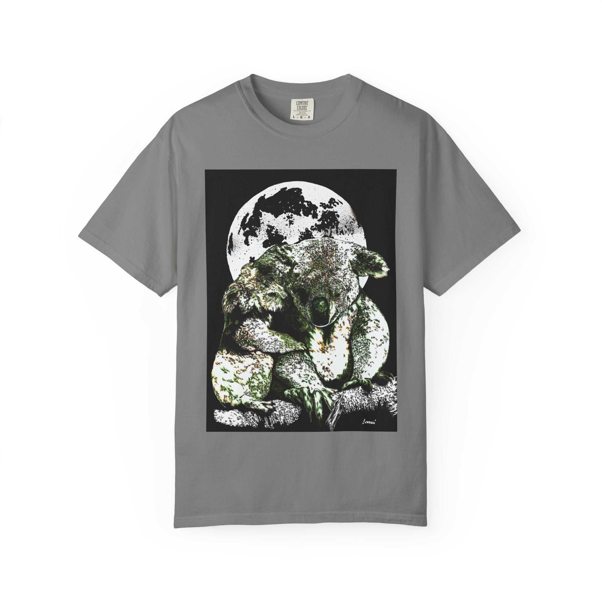 Koala T-Shirt for Nature Lovers - Unisex Garment-Dyed
