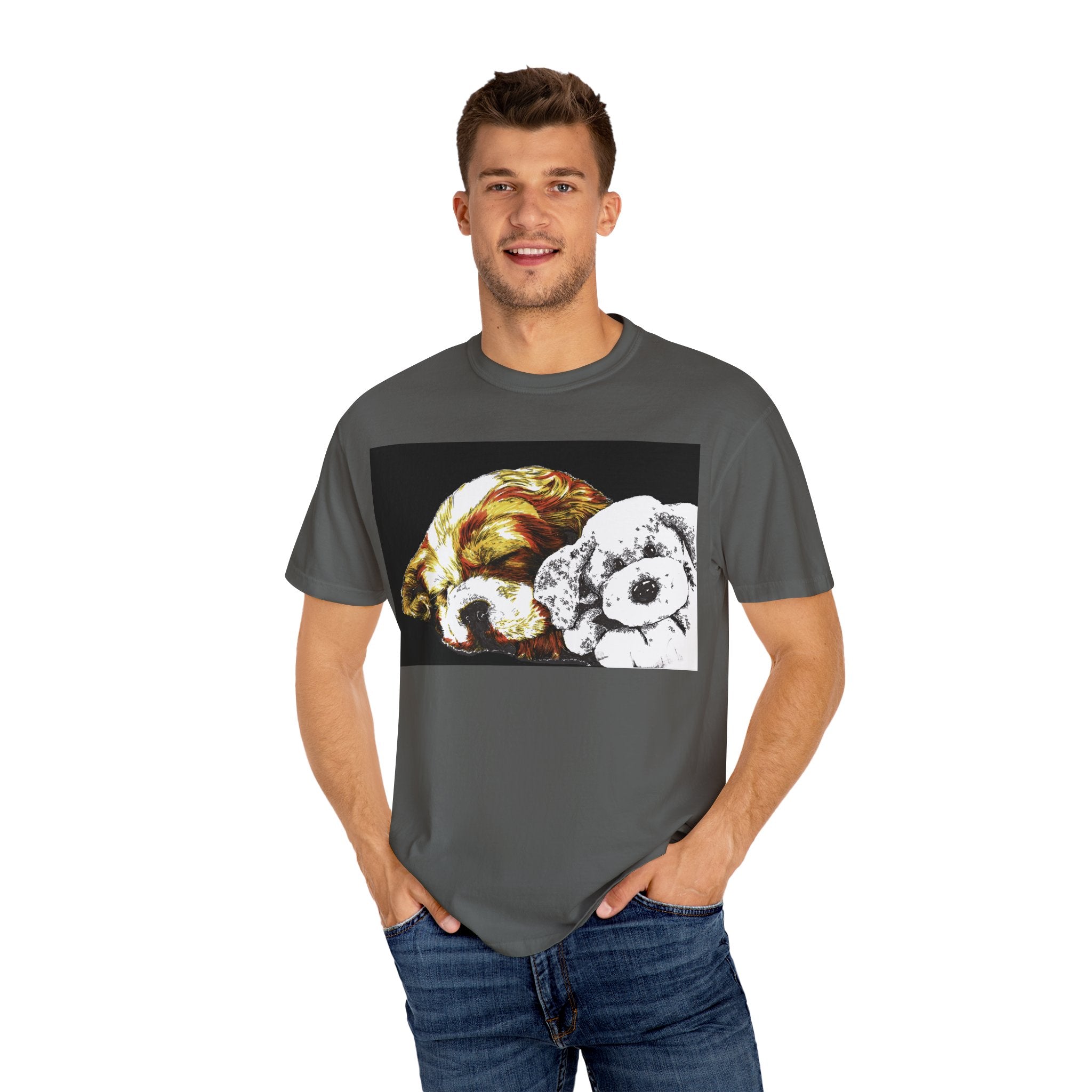 Cocker Spaniel T-shirt - Hand Drawn Art Design