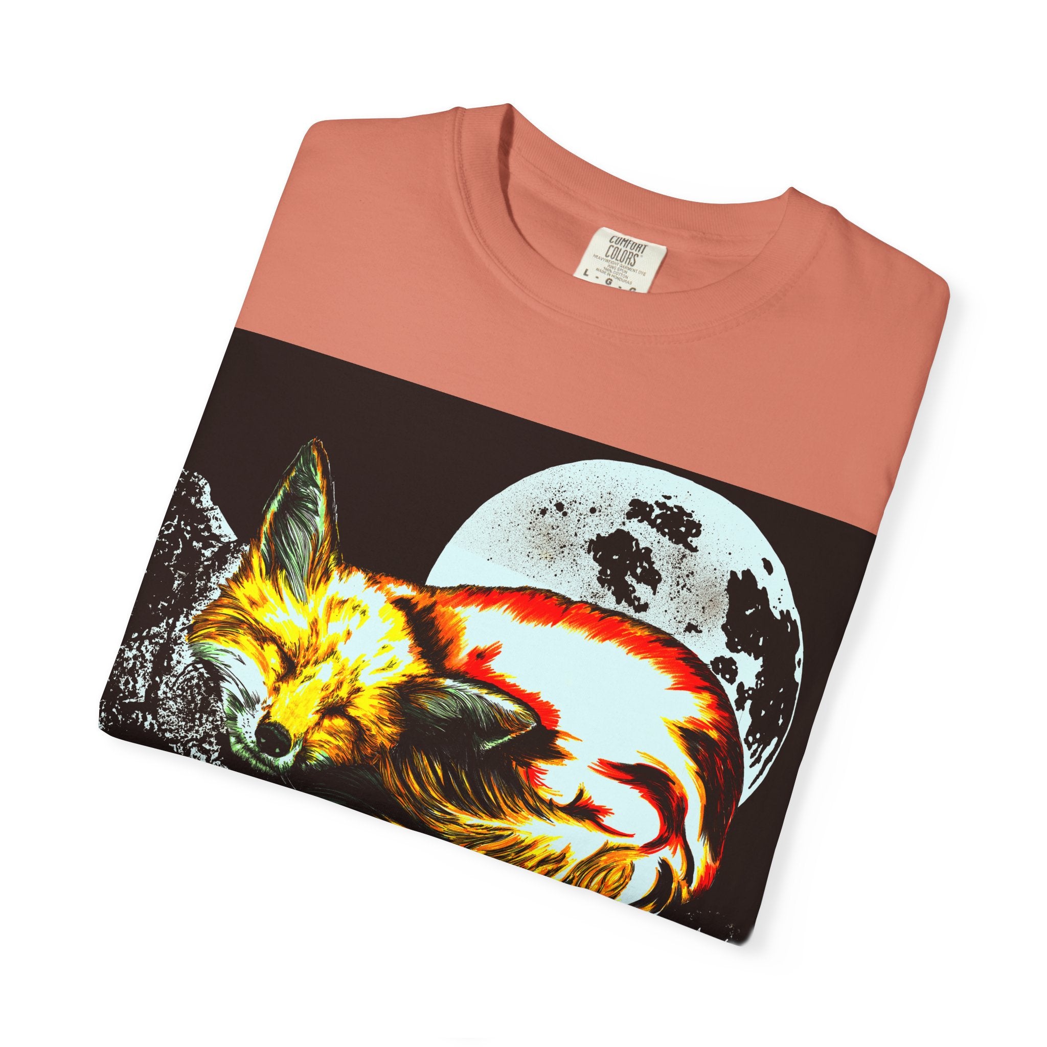 Dreamy Red Fox Graphic Unisex T-Shirt - Night Vibes