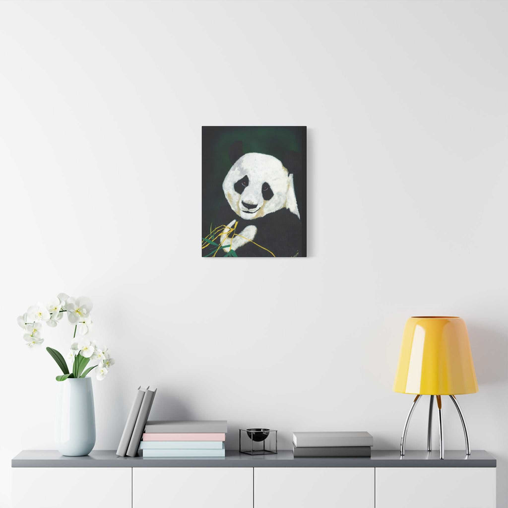 Panda Wall Art, Panda Print, Wildlife Art, Hand-Painted