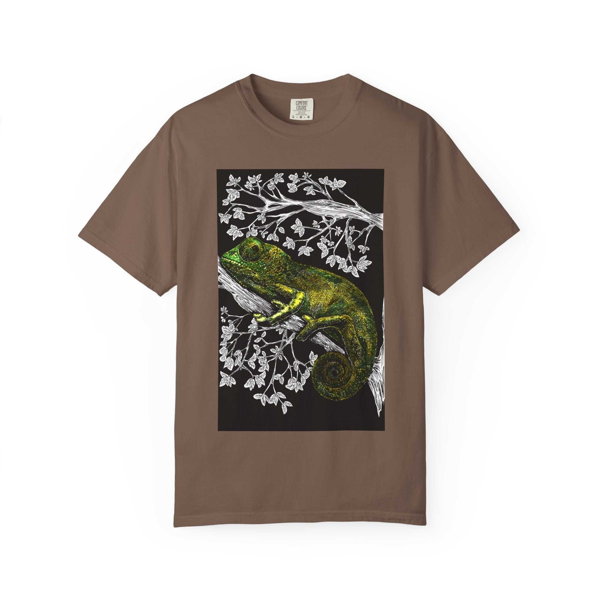 Chameleon Art Unisex Garment-Dyed T-Shirt - Nature Lover's