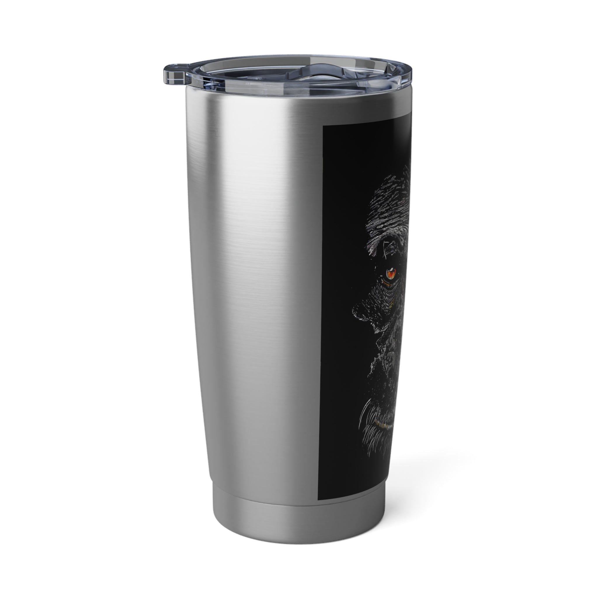 Gorilla Wall Art Travel Mug, Original Hand Drawn Design