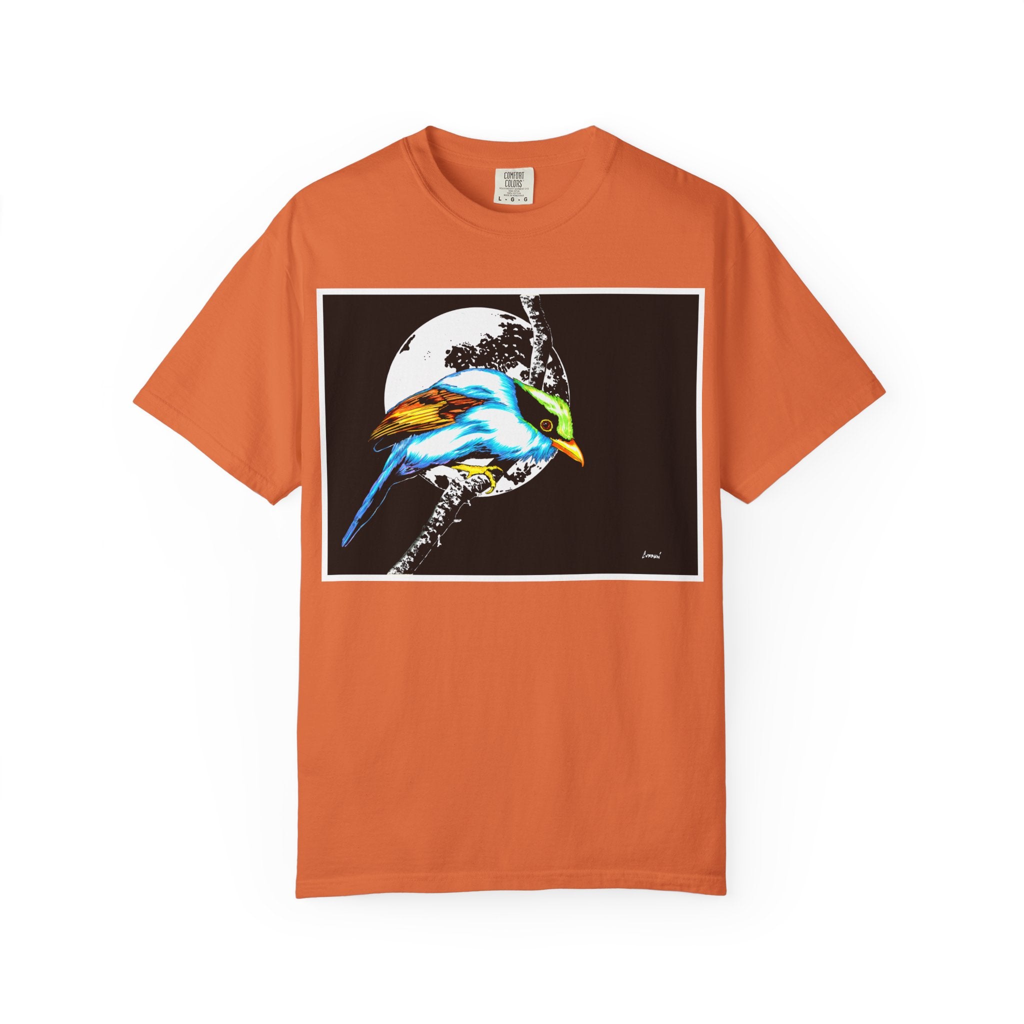 Colorful Bird Graphic Unisex T-Shirt - Nature Lover Apparel