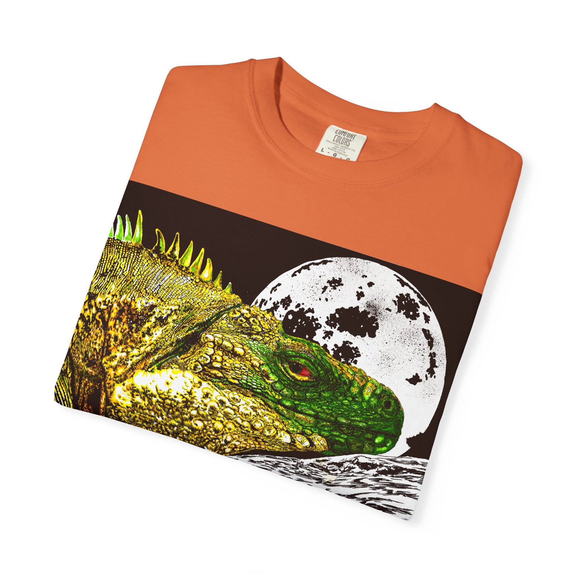 Graphic Iguana Moon Unisex T-Shirt - Nature Inspired Tee