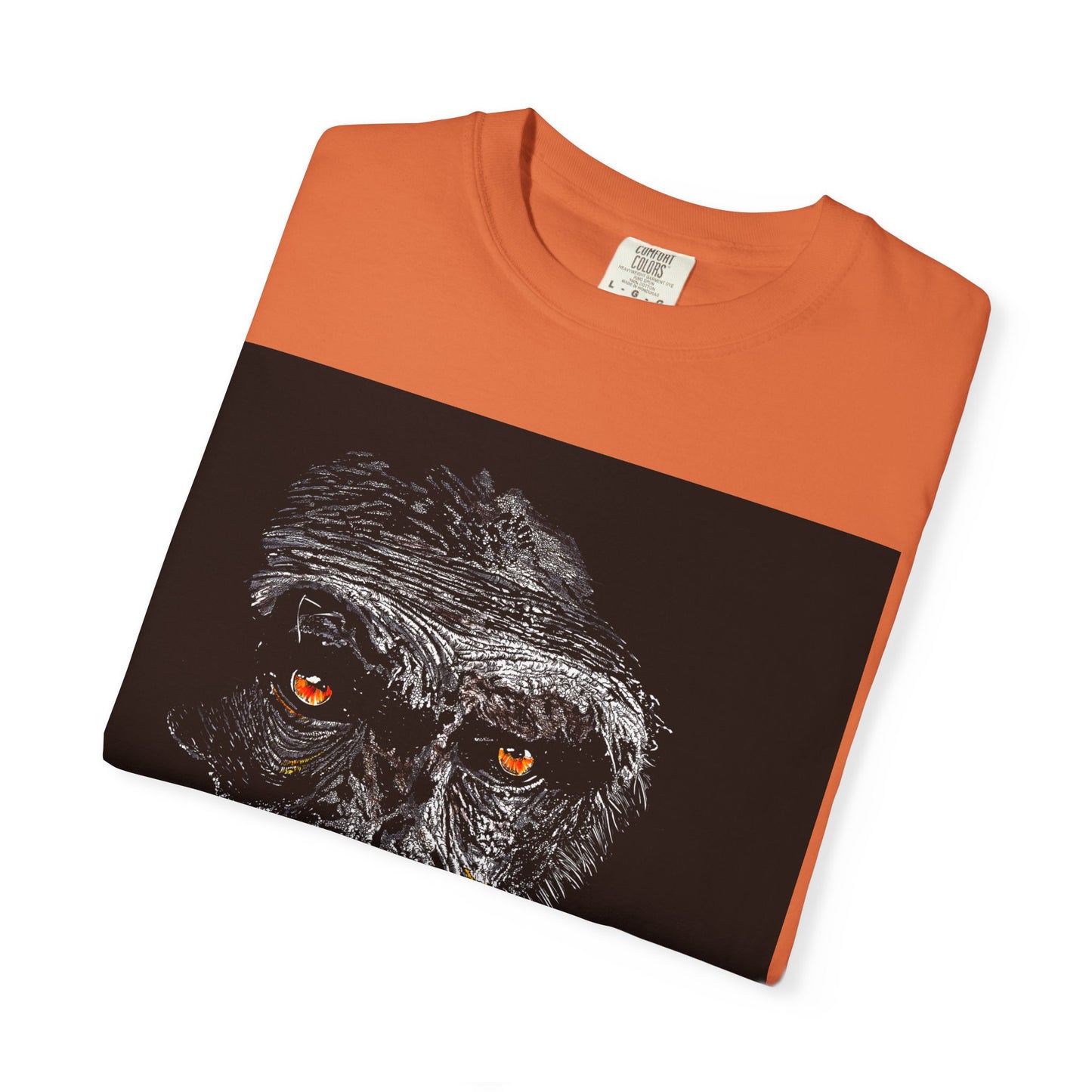 Gorilla Garment-Dyed Art T-Shirt | Unique Unisex Graphic Tee