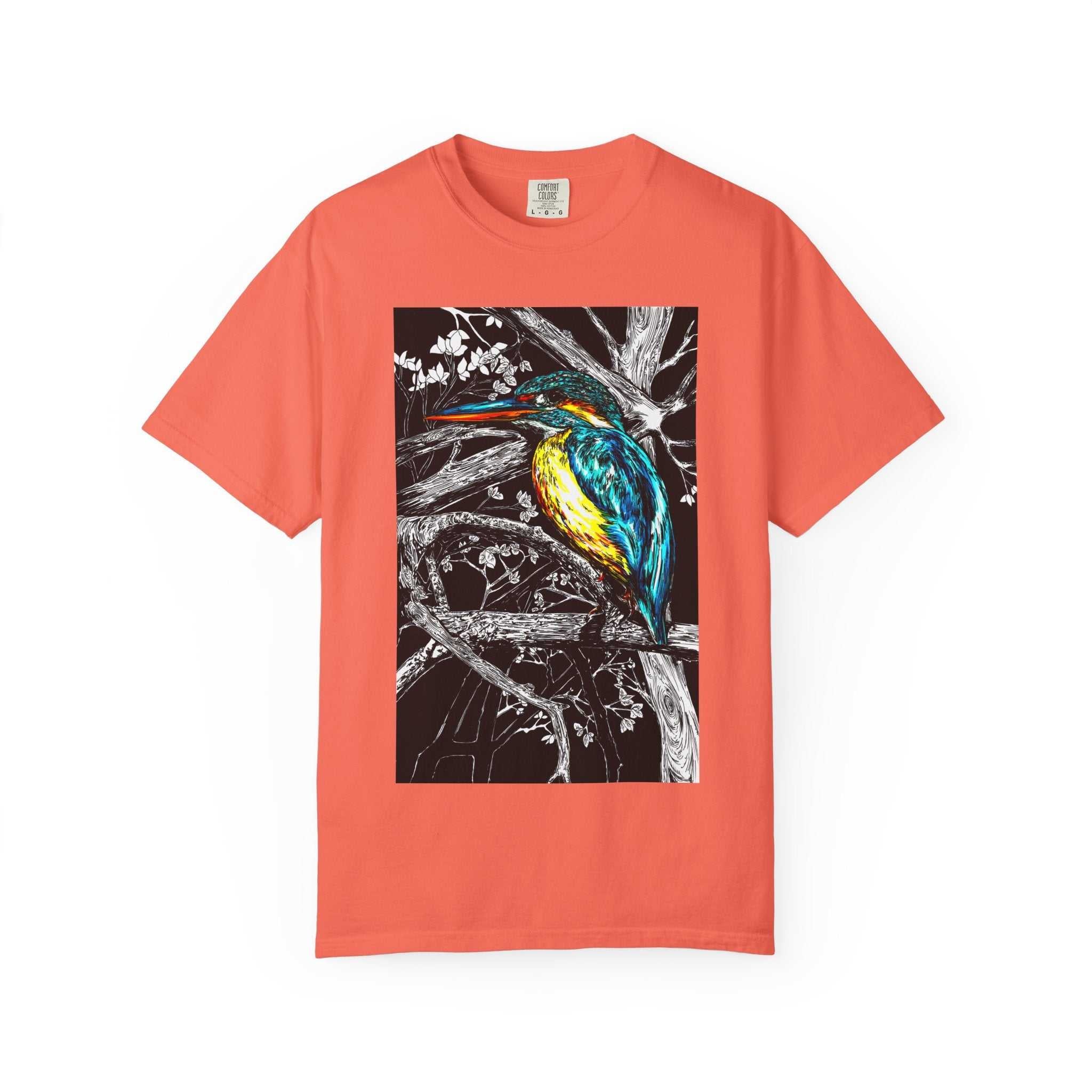 Discover the perfect shirt for nature lovers with our Kingfisher Graphic Unisex T-Shirt - Nature Lover's Tee. Stand out in style!