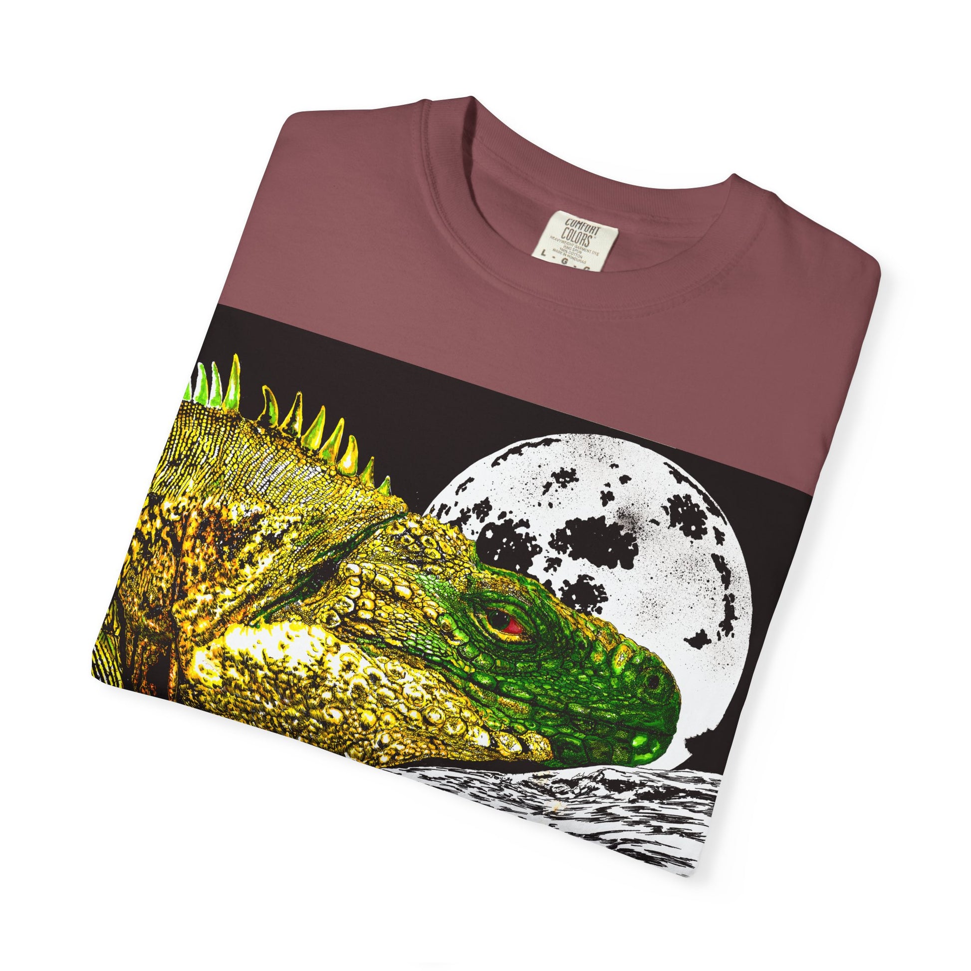 Graphic Iguana Moon Unisex T-Shirt - Nature Inspired Tee