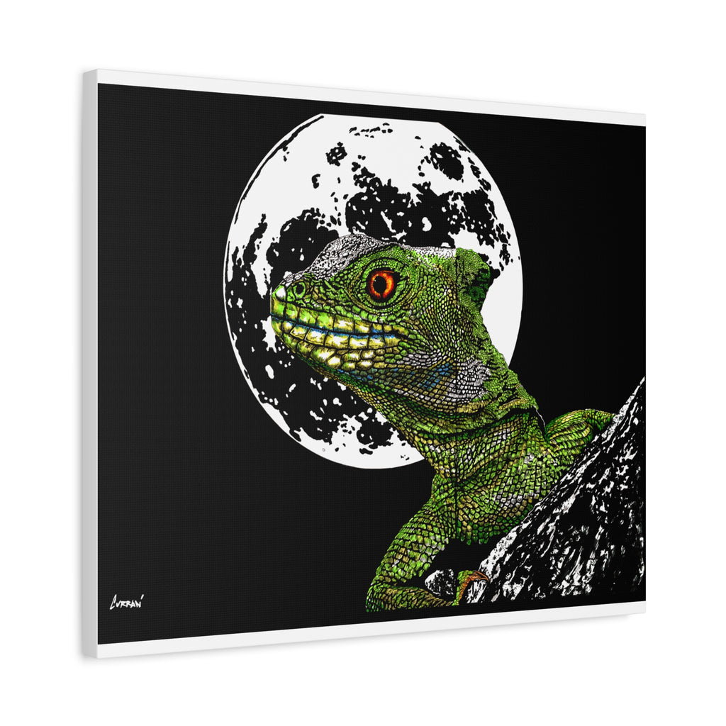 Lizard Canvas Art – Original Hand-Drawn Realistic