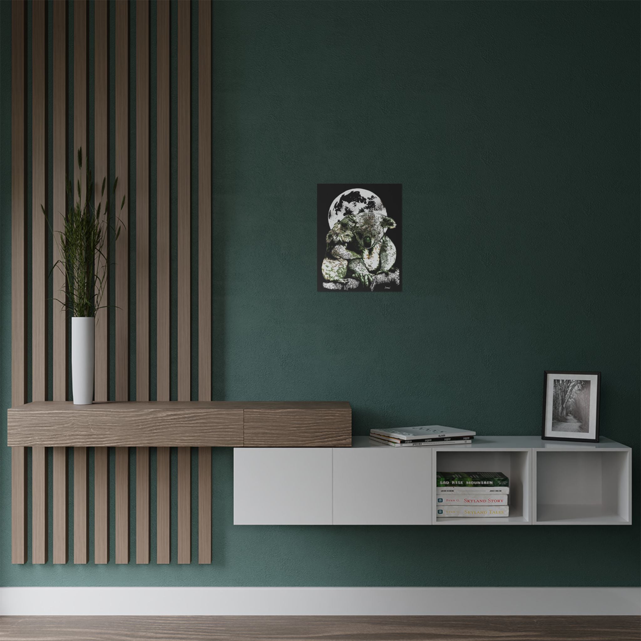 Koala Moon Satin Poster - 300gsm Wall Art for Animal Lovers
