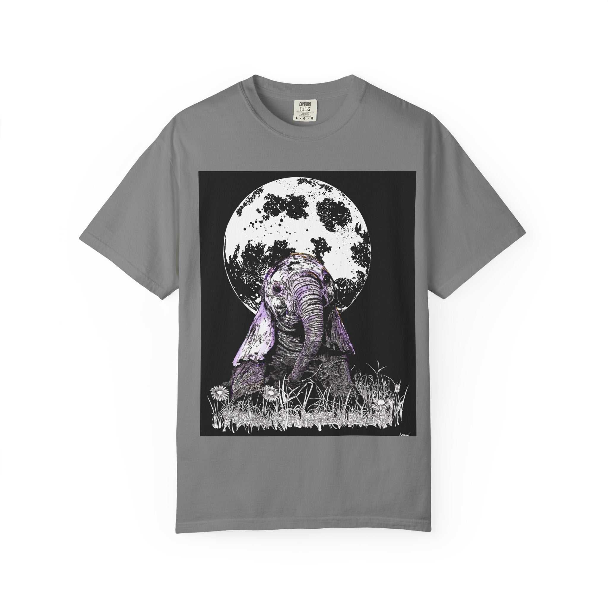 Baby Elephant Unisex T-shirt | Eco-Friendly Garment-Dyed Tee
