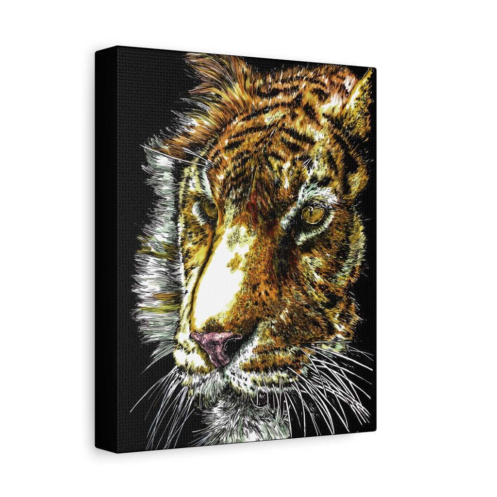 Transform your space with our stunning Tiger Wall Art Canvas Print of the Original, hand drawn wall art of a Tiger. Elevate your decor now!