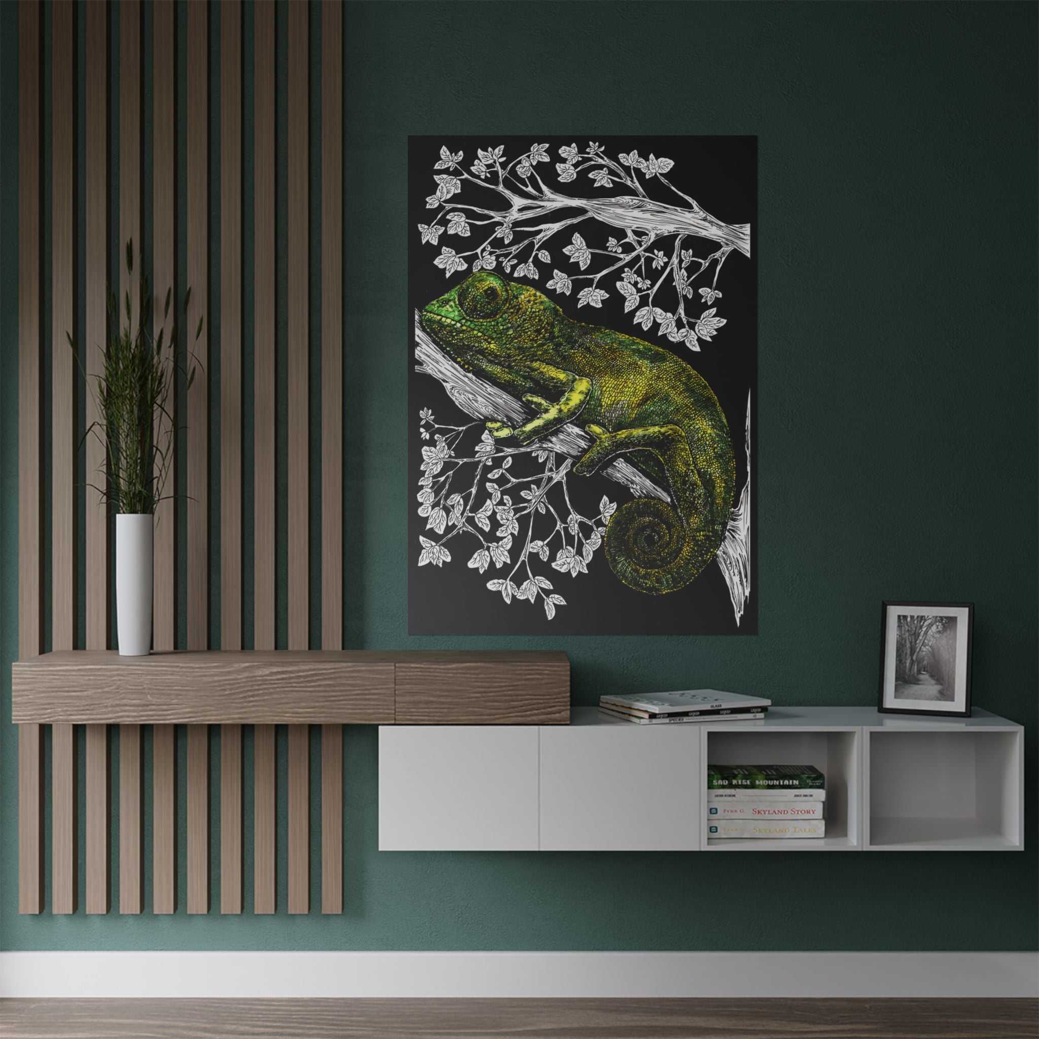 Chameleon Satin Poster - 300gsm Wall Art for Nature Lovers