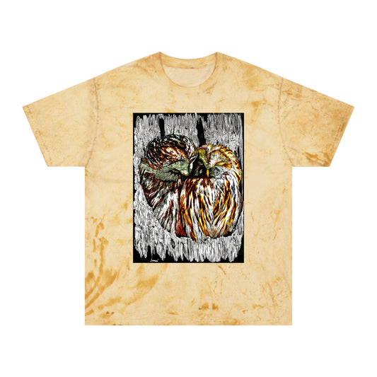 Two Owls in a Tree T-Shirt Original Hand Drawn Art