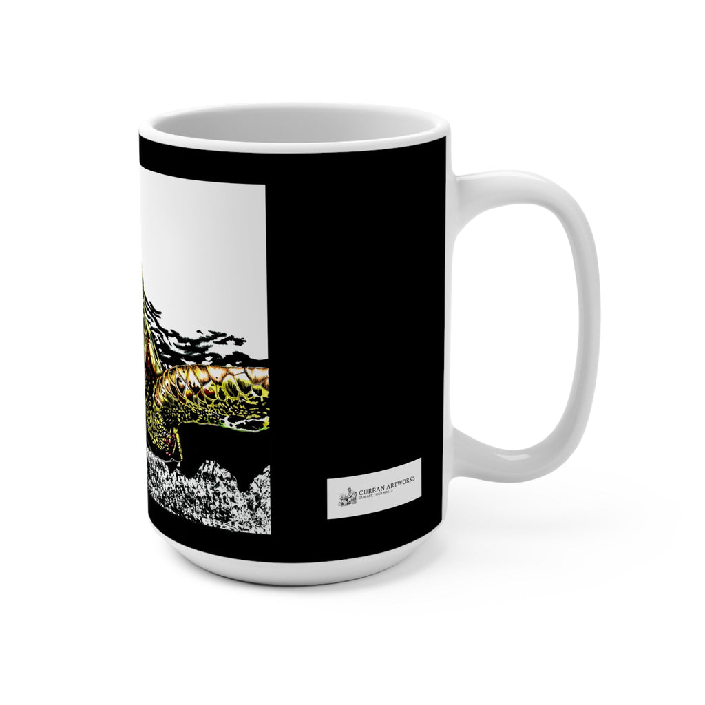 Ocean-Inspired Turtle Mug - 15oz Ceramic Coffee Cup