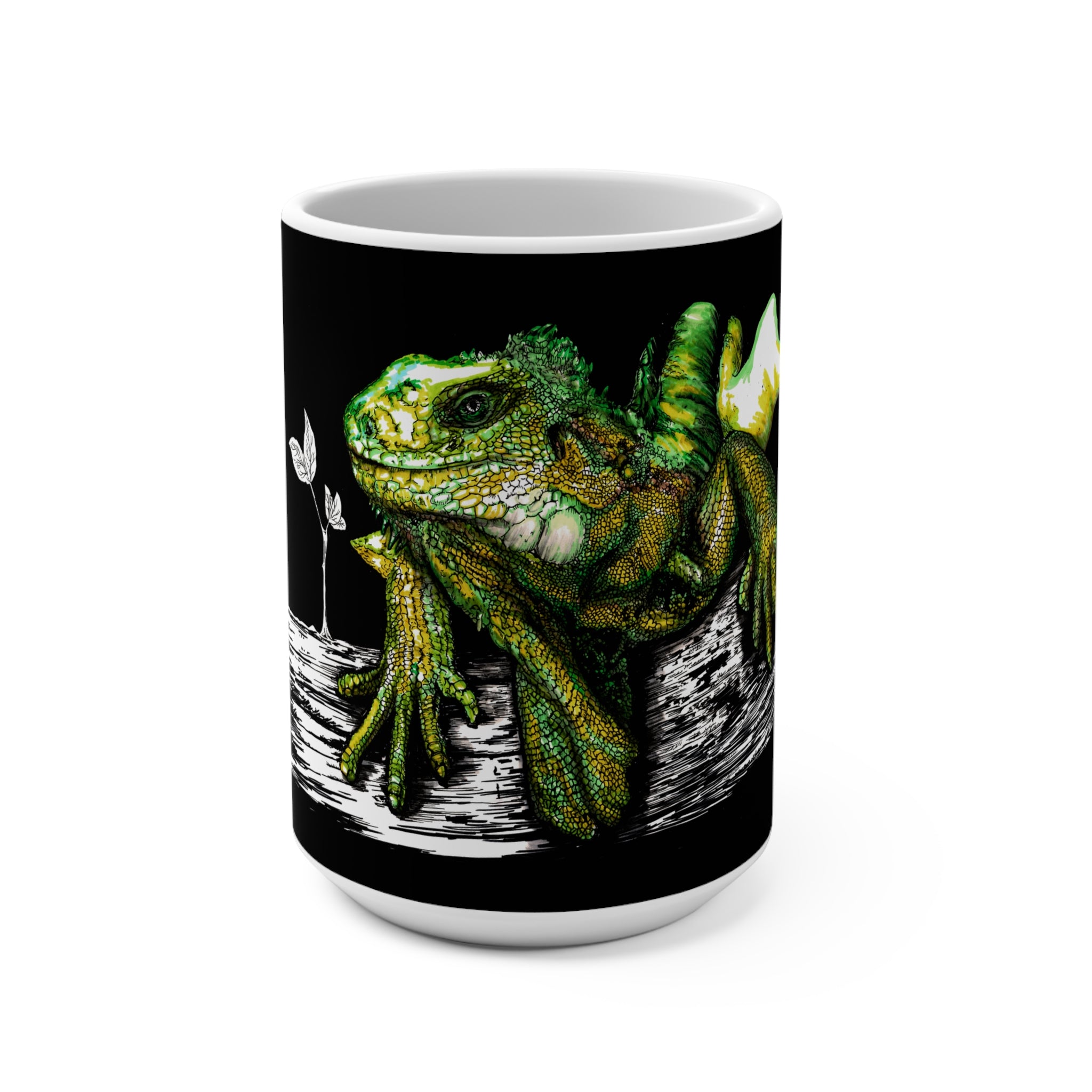 Frog Artistic 15oz Mug - Wildlife Design for Nature Lovers