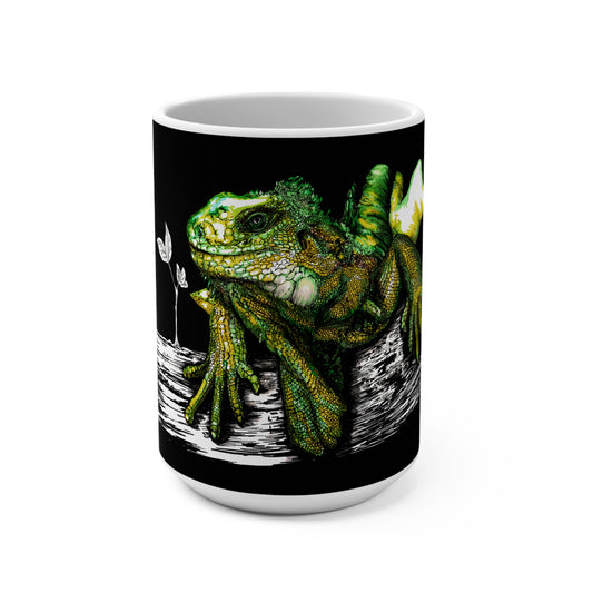 Frog Artistic 15oz Mug - Wildlife Design for Nature Lovers