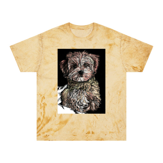 Puppy Colorful Art Unisex T-Shirt - Perfect Gift for Pet Lovers