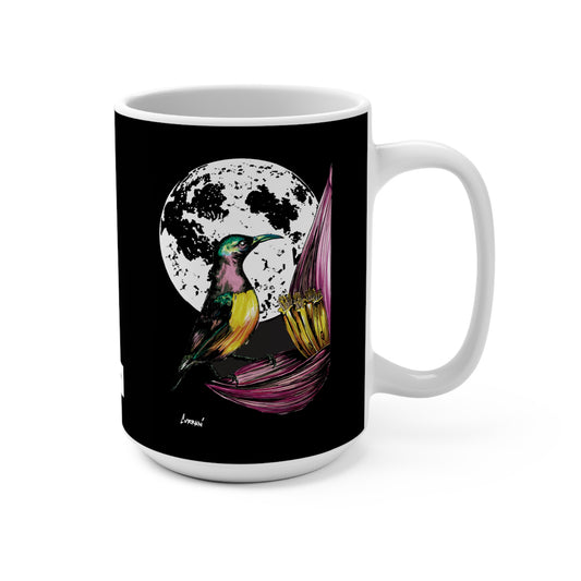 Hummingbird Mug - 15oz Coffee Cup with Artistic Design
