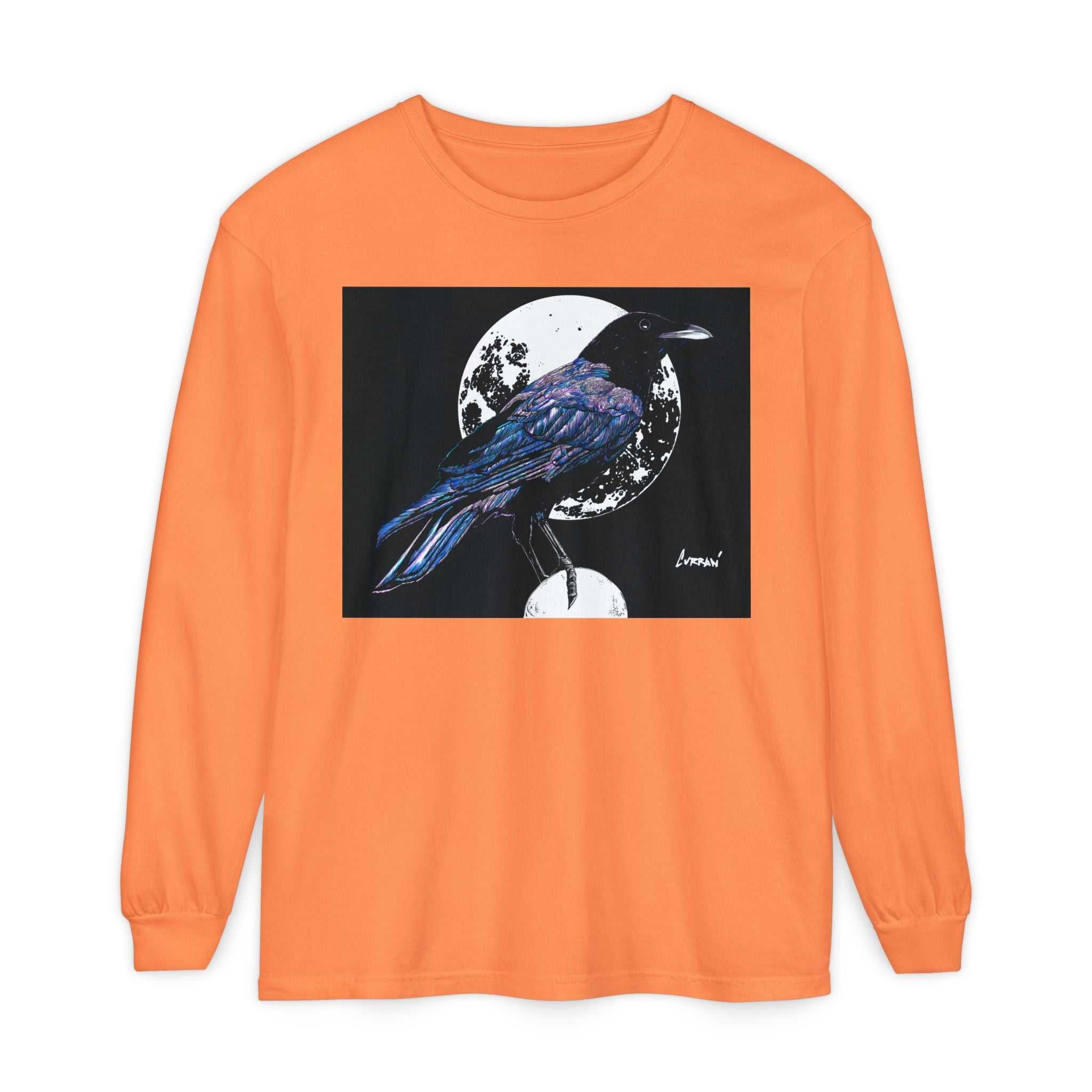 Mystical Crow Long Sleeve T Shirt Unisex
