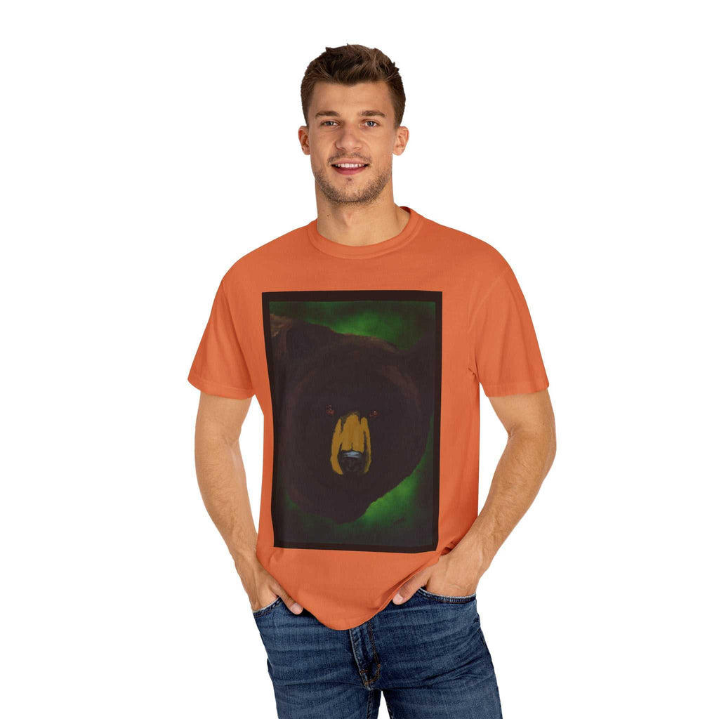 Brown Bear Unisex Garment-Dyed T-Shirt - Nature Apparel
