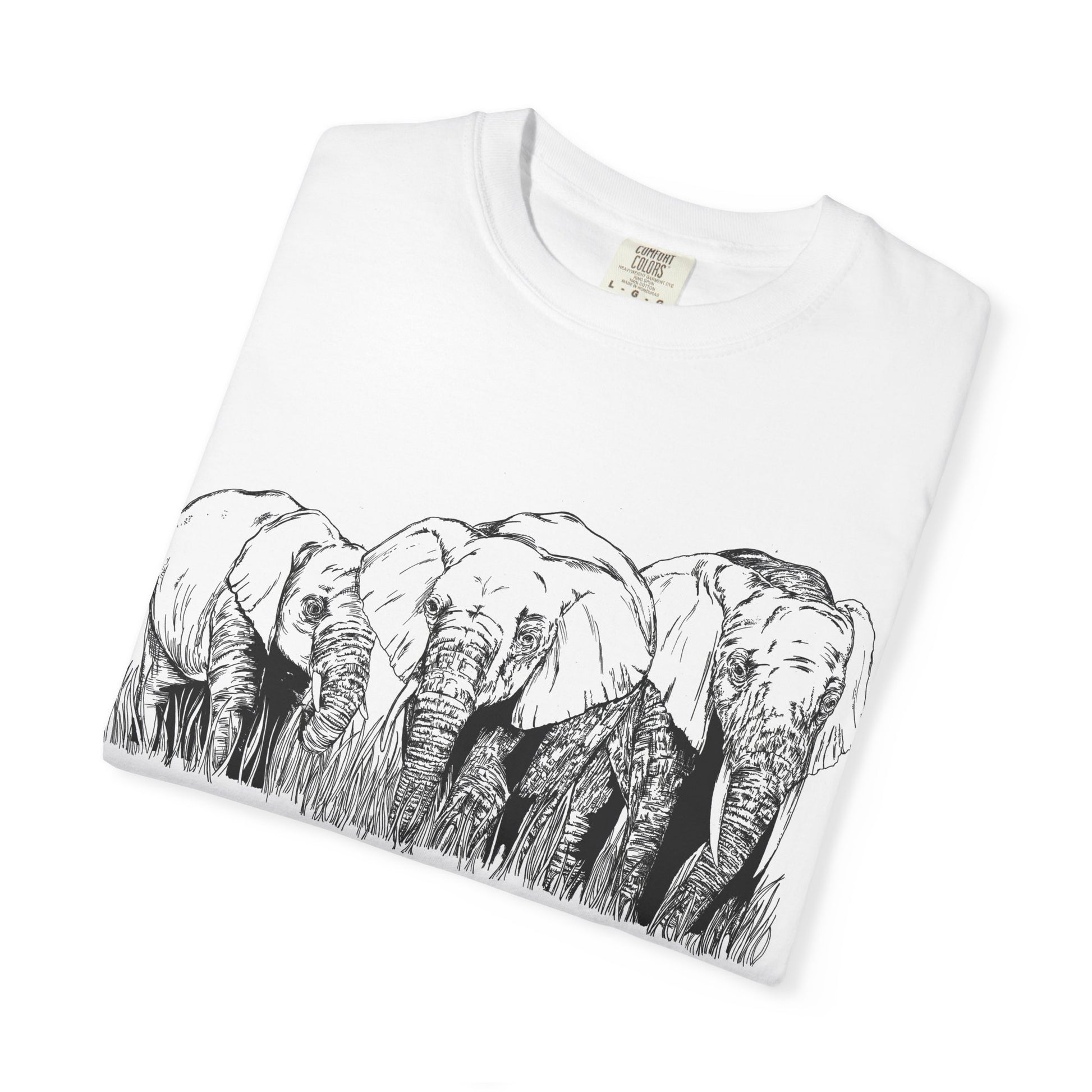 Eco-Friendly Elephant Graphic Unisex T-Shirt