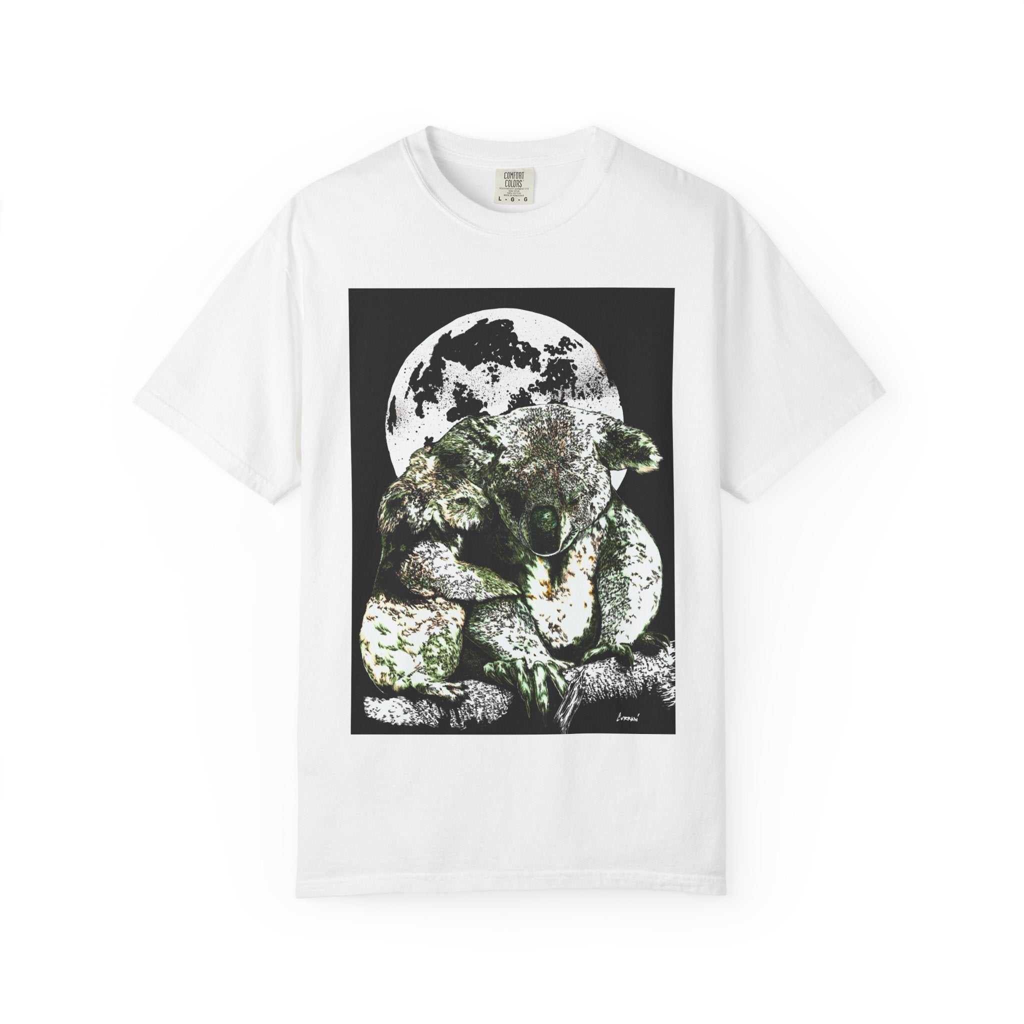 Koala T-Shirt for Nature Lovers - Unisex Garment-Dyed