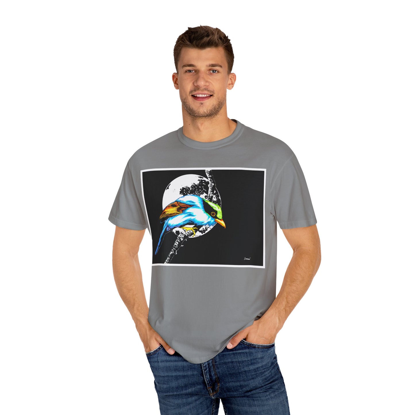 Colorful Bird Graphic Unisex T-Shirt - Nature Lover Apparel