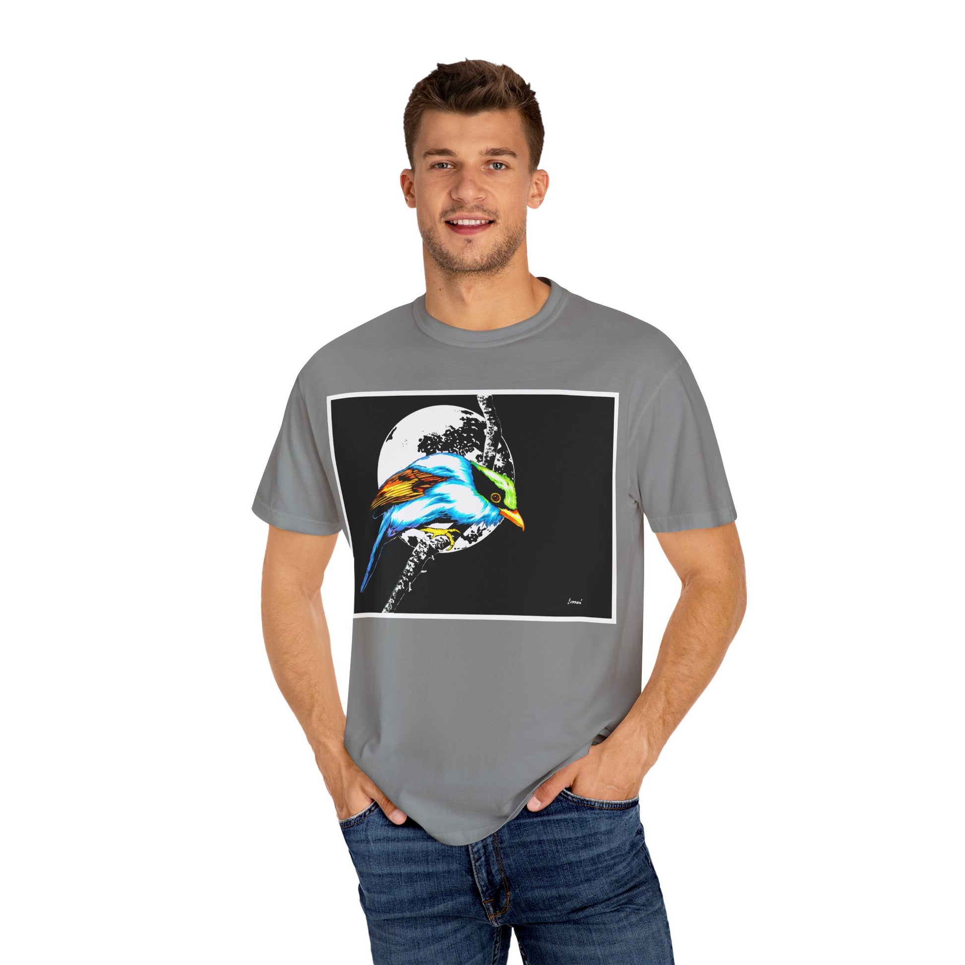 Colorful Bird Graphic Unisex T-Shirt - Nature Lover Apparel