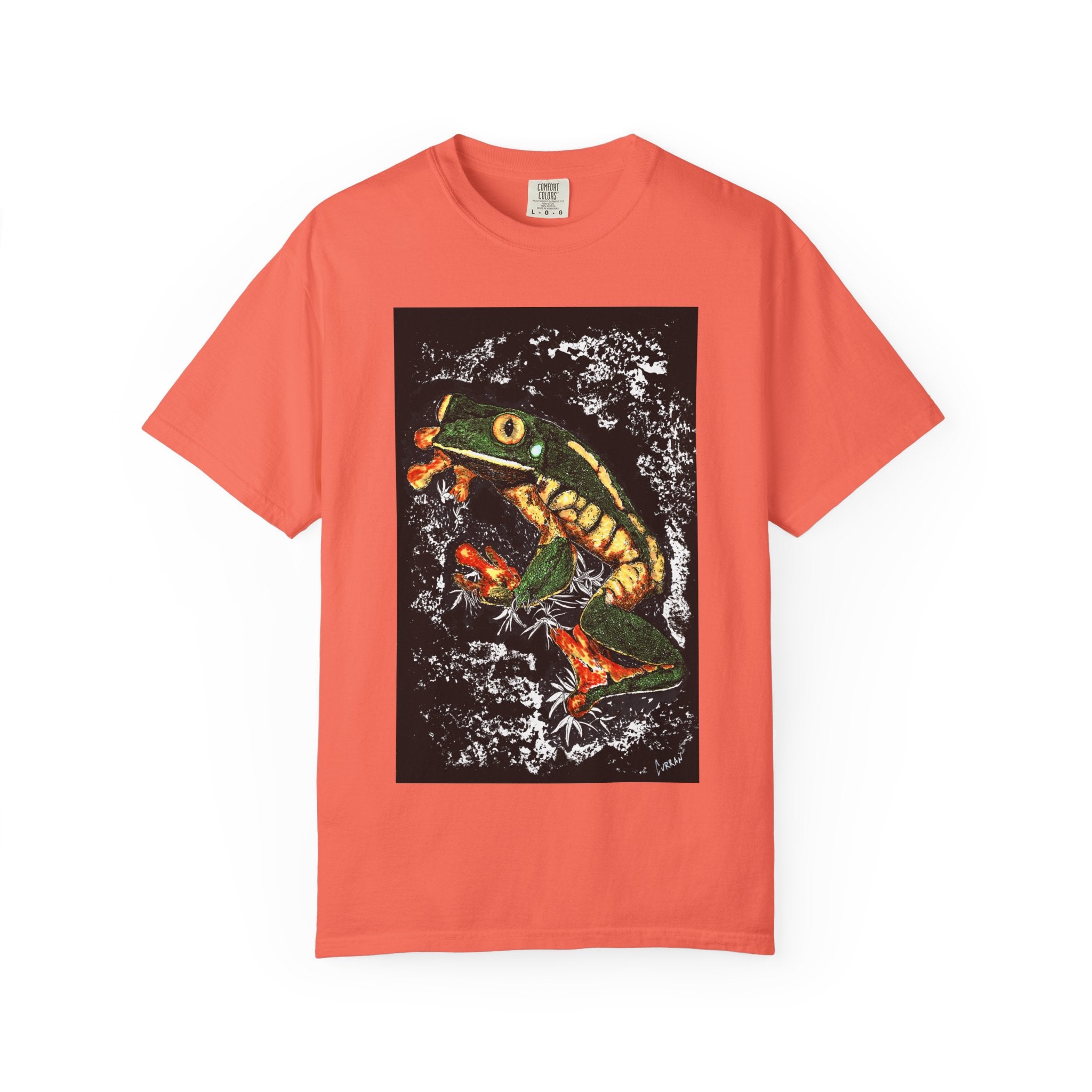 Colorful Frog Unisex T-shirt - Eco-Friendly Art Tee