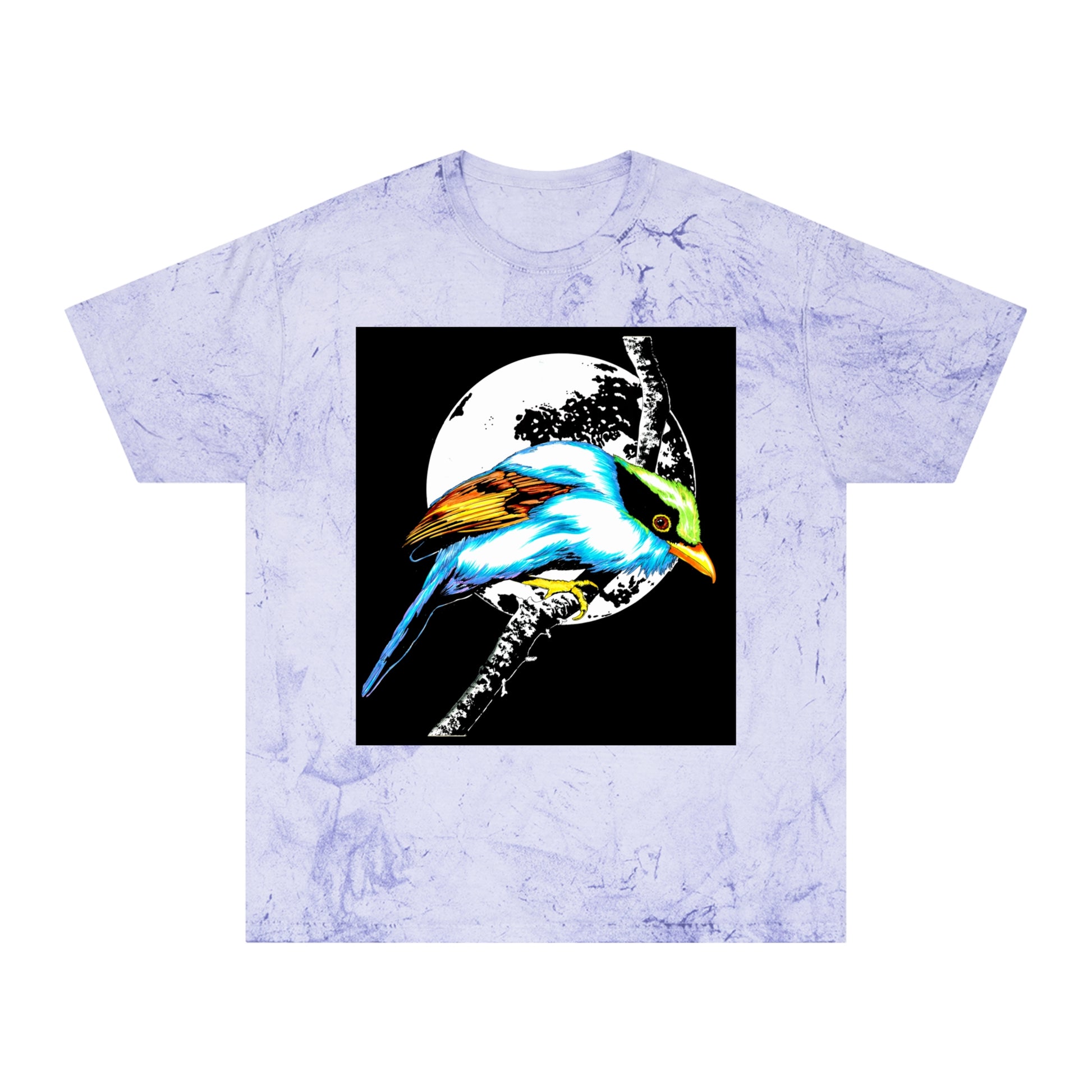 T Shirt with Vibrant Bird Design Perfect for Nature Lovers