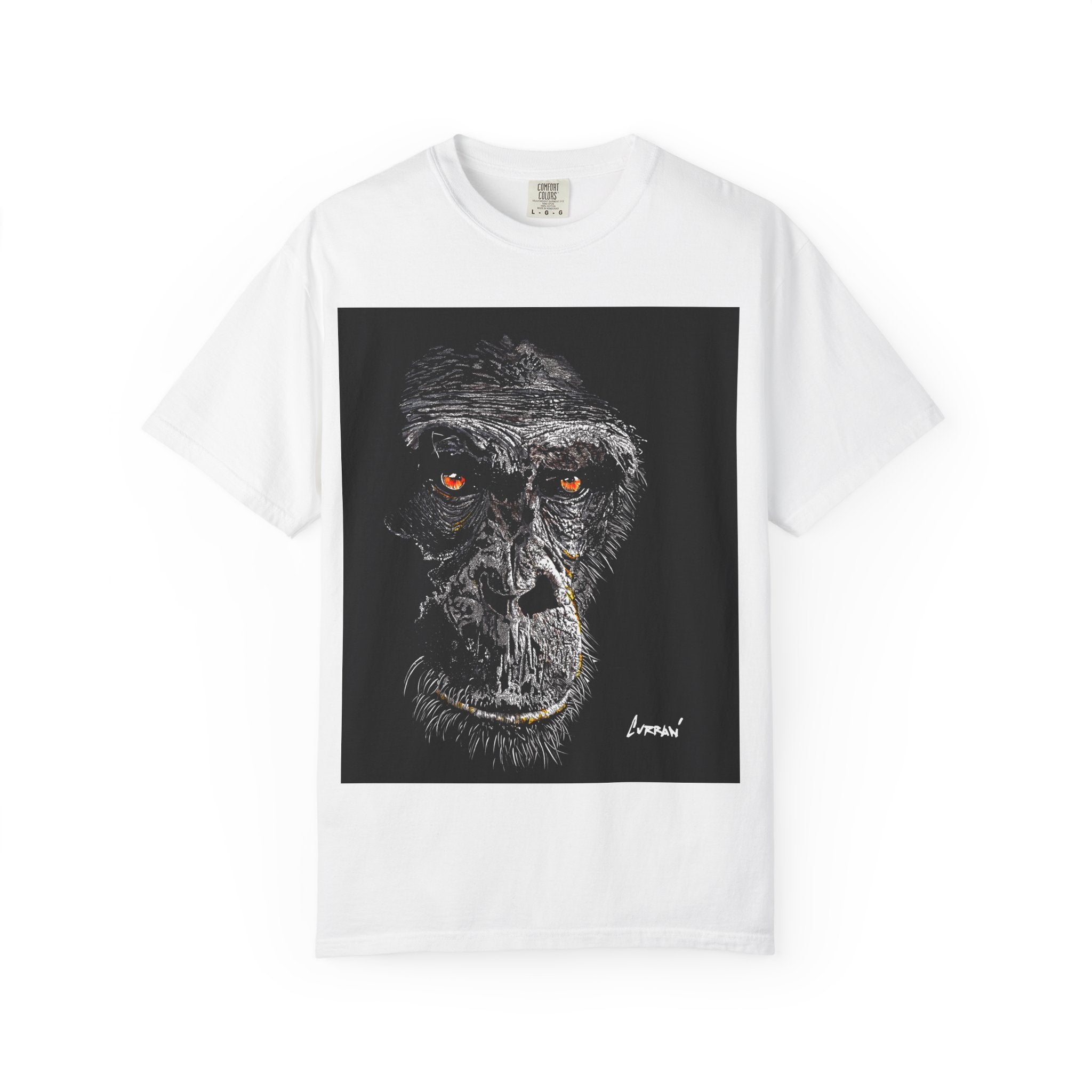Gorilla Garment-Dyed Art T-Shirt | Unique Unisex Graphic Tee