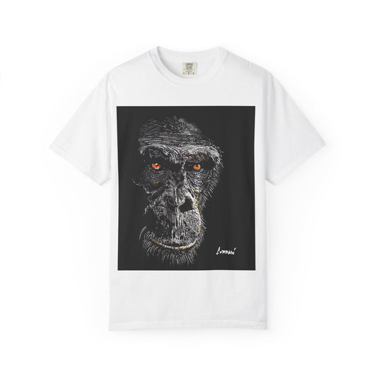 Gorilla Garment-Dyed Art T-Shirt | Unique Unisex Graphic Tee