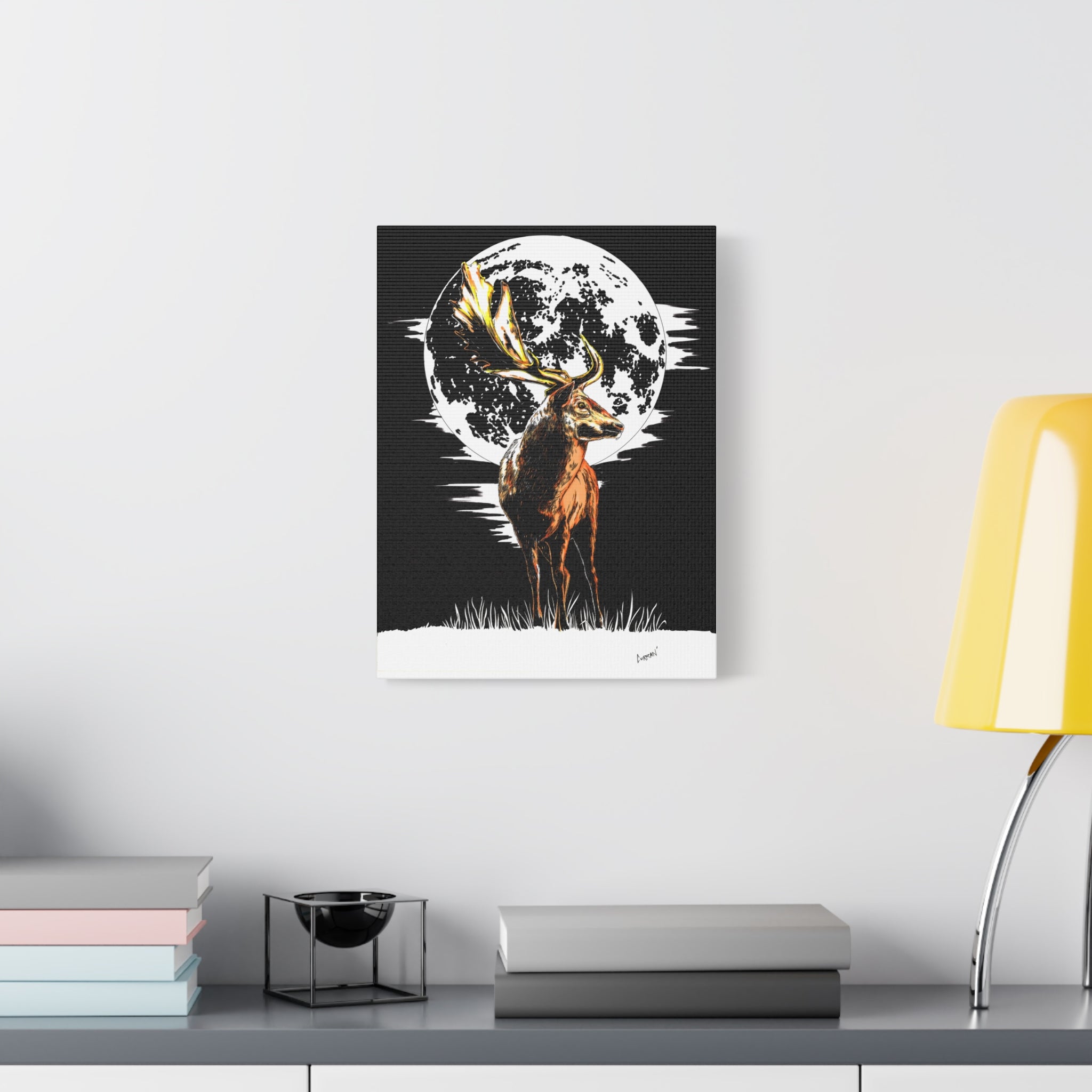 Deer Wall Art, Deer Print, Wildlife Art, Rustic Wall Decor