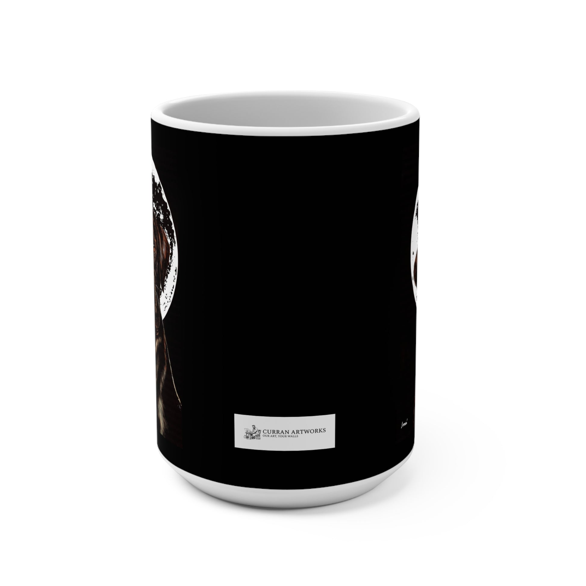 Chocolate Lab Dog Lover's 15oz Mug - Unique Pet Art Design