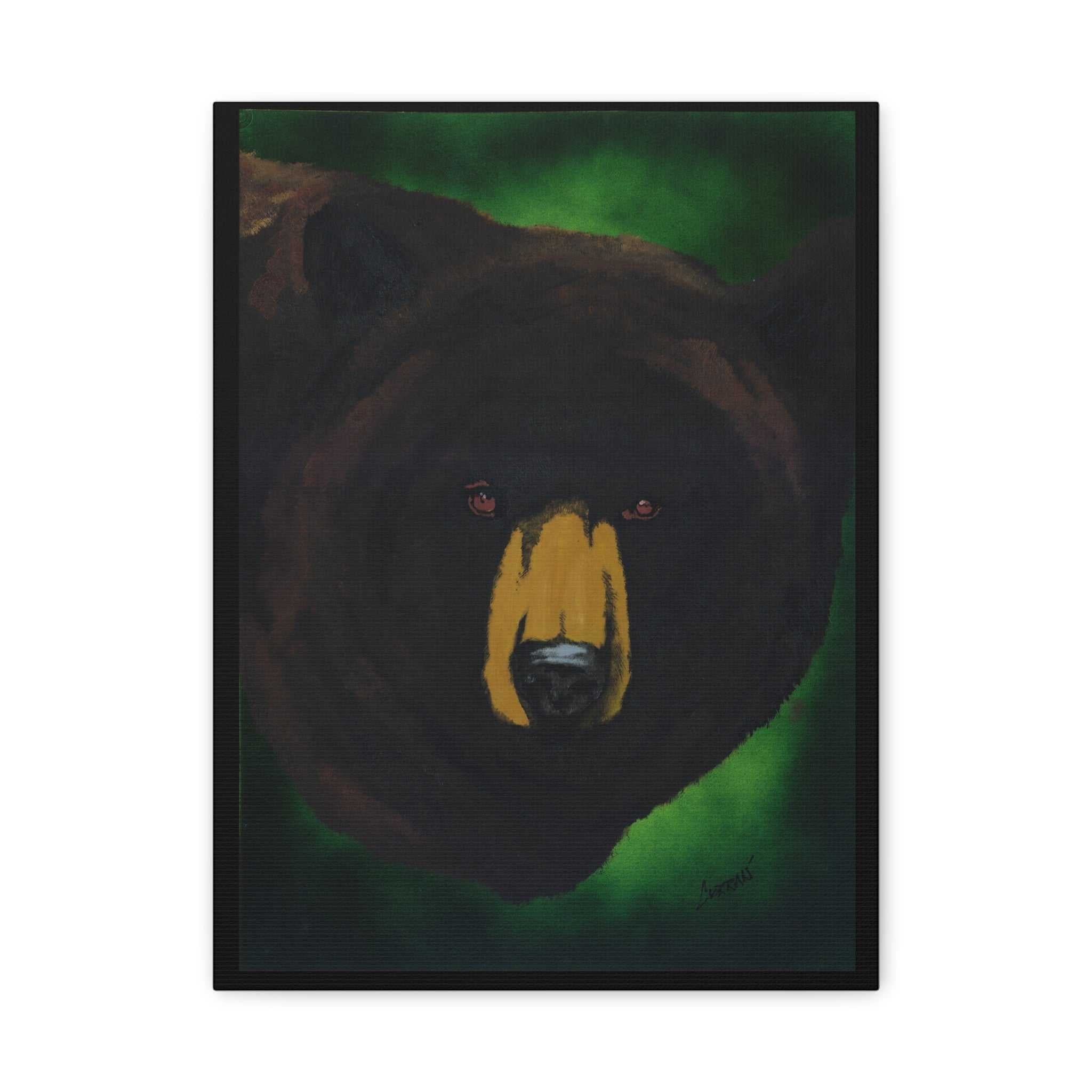 Brown Bear Wall Art, Brown Bear Art Print