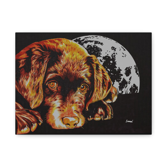 Chocolate Lab Puppy Wall Art Print of the Original