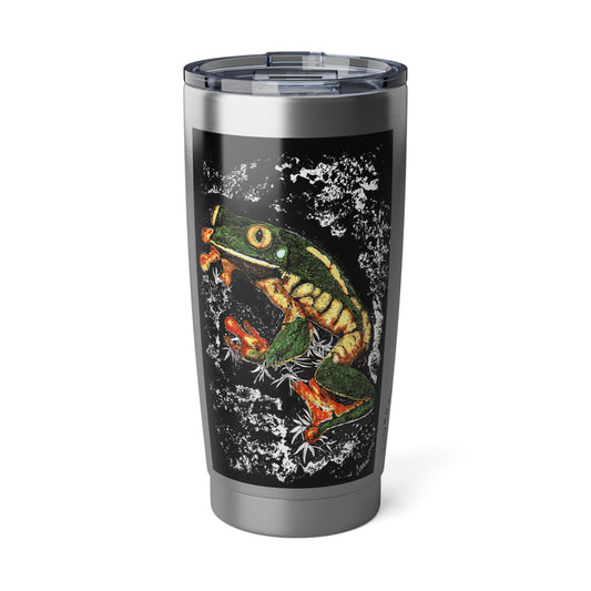 Frog 20oz Travel Mug, Original Art Tumbler, Gift for Animal