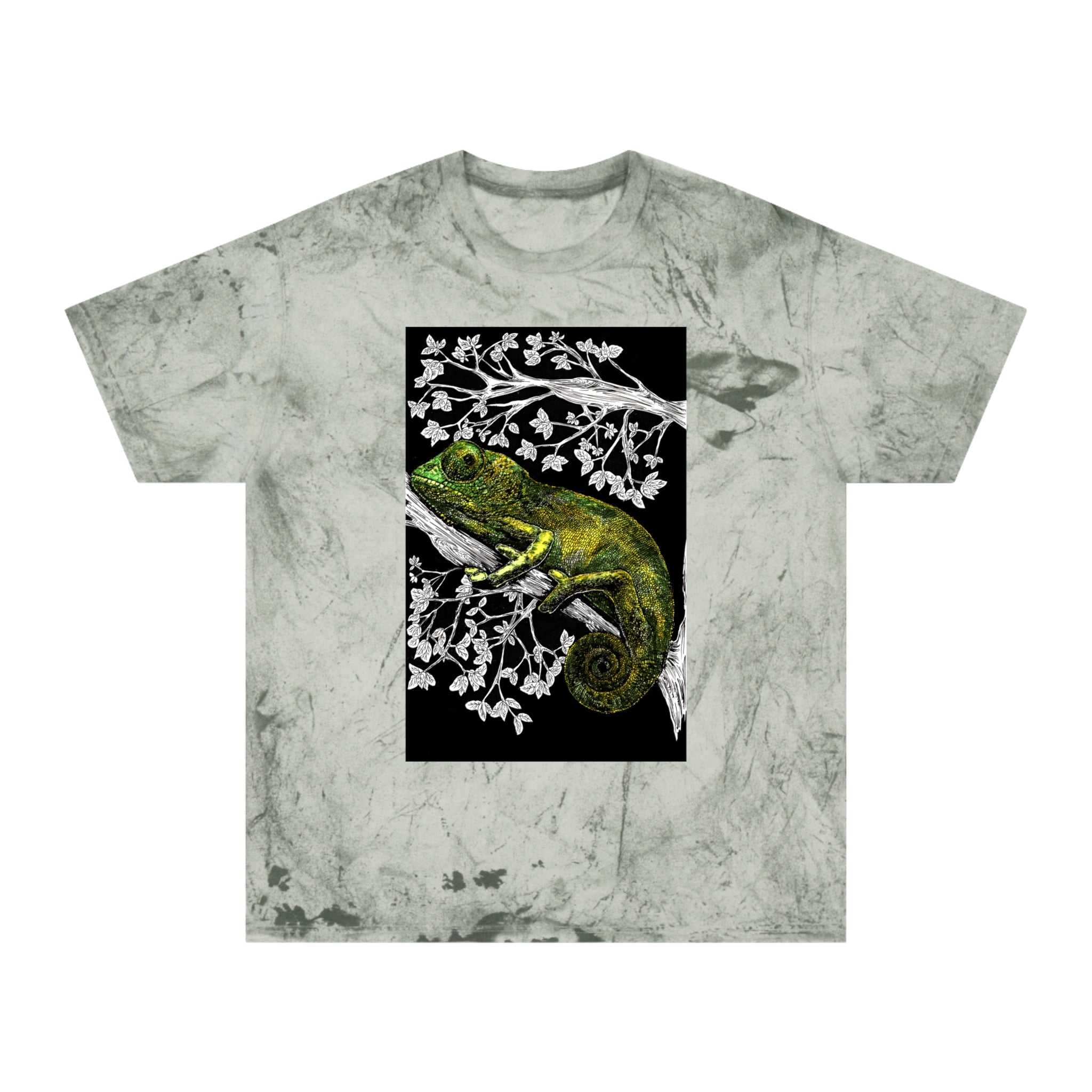 Chameleon Color Blast T-Shirt - Vibrant Nature-Inspired Tee